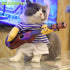 Cat Cute Guitarist Outfit