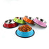 Pet Colorful Steel Bowls